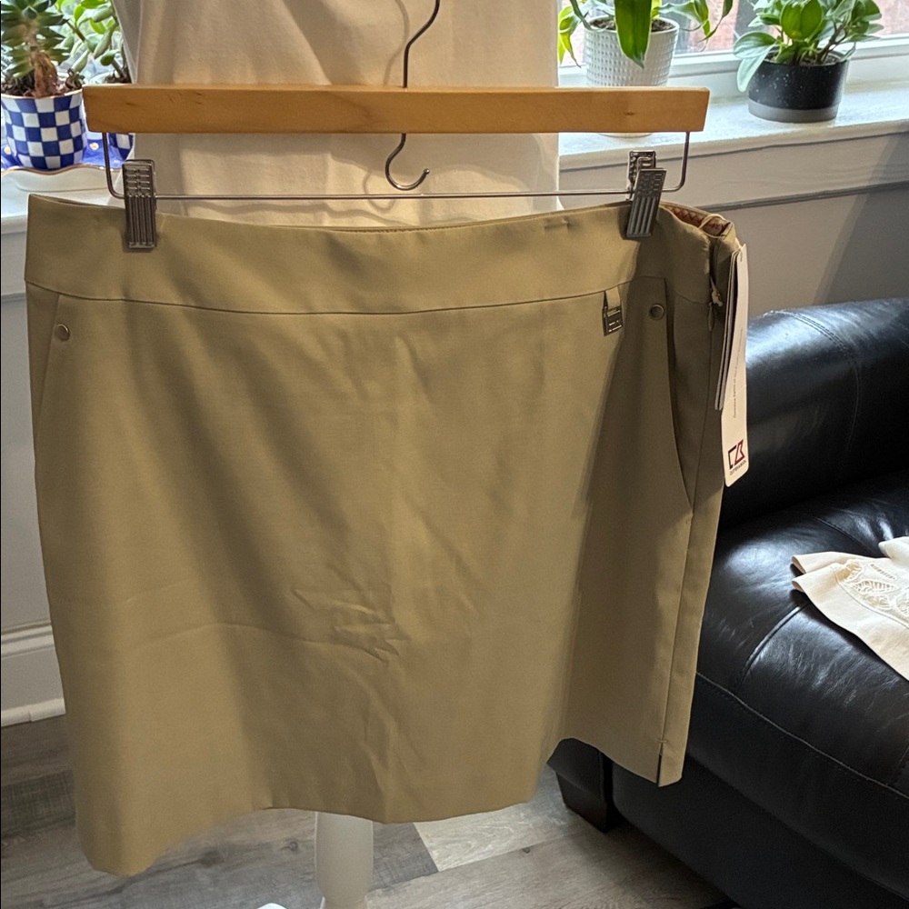 Chic Tan Mini Skirt